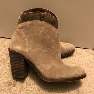 Lucky Brand suede booties